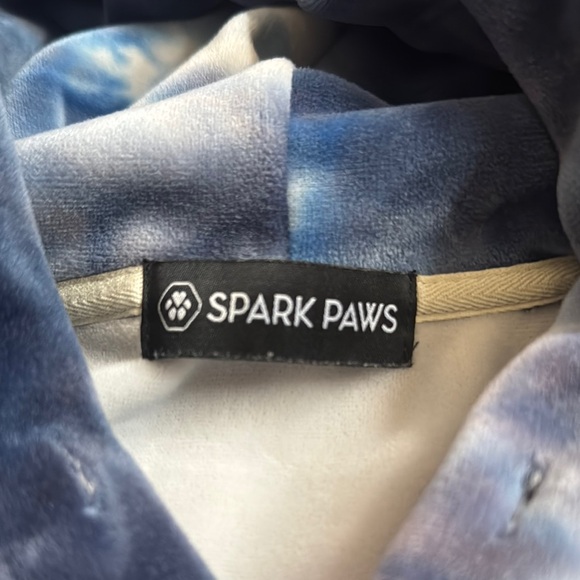 Blue Tie-Dye Hoodie - Picture 3 of 5